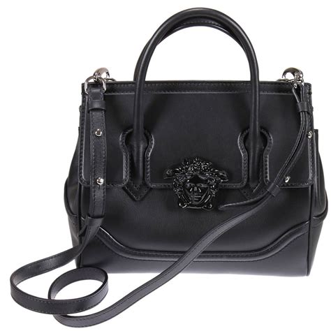 versace curtain handle bag|versace black and white purses.